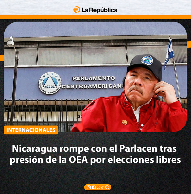 Nicaragua rompe con el Parlacen tras presión de la OEA por elecciones libres - Cover Image